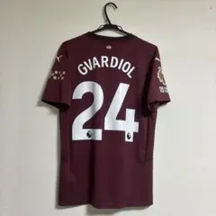 マンチェスターシティ　グヴァルディオル#24 24/24 3rdユニフォーム