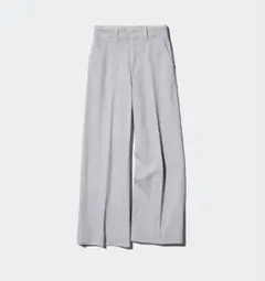 ワイドトラウザージーンズ　レディース　UNIQLO サイズm