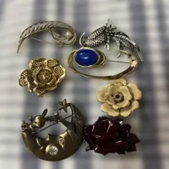 Vintage❗ブラック 彫刻 女性モチーフ ブローチ 女神 蚤の市 2025年最新】蚤の市 ブローチの人気アイテム - メルカリ