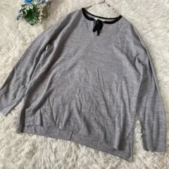 GEORGES RECH グレー 長袖ニット　38 ゆったり　カジュアル