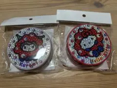 キティ、クロミ　ミャクミャク キラキラ缶 ラムネ EXPO20252個セット