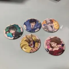 僕のヒーローアカデミア 5周年記念 缶バッジ 5個セット（爆豪以外）