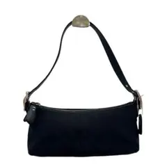 コーチ アクセサリーポーチ キャンバス シグネチャー ブラック 黒 coach