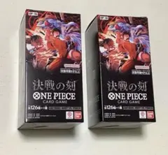 新品】ワンピースカード 決戦の刻 2box テープカット - メルカリ