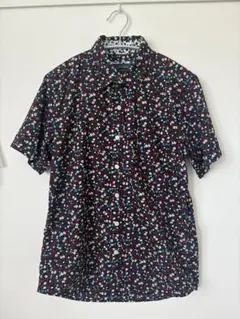 NANO UNIVERSE 花柄 半袖シャツ
