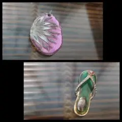 組み合わせ自由666/イタリア土産 ペンダントトップ2点セット