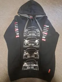 GT-Rデザイン フルジッパーパーカー