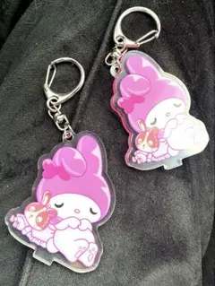 マイメロディ × クロミ アクリルキーホルダー セット　宇佐美　非売品　限定品