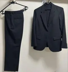 UNIQLO ユニクロ　感動ジャケット　感動スリムパンツ　ブラック　M セット