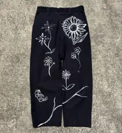 60s 70s 42TALON ハンドペイント スラックス パンツ 一点物⁠のサムネイル