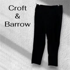 Croft & Barrow 【2L】黒 カジュアルパンツ