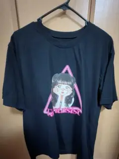 Fantasist ガールプリント Tシャツ ブラック M