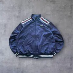 00s アンブロ トラックジャケット XL ネイビー スポーツMIX Y2K