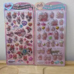m*o様 うるちゅるシール　パワパフ　モンチッチ セット