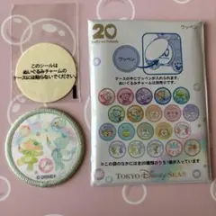 ダッフィー&フレンズ20周年カラフルハピネスワッペン　クッキーアン&ジェラトーニ