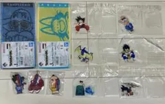 ドラゴンボール　一番くじ　アクリルスタンド　タオル　ラバーセット