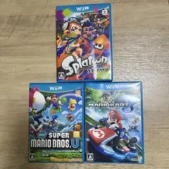 Wii U ソフト 3本セット まとめ売り - メルカリ