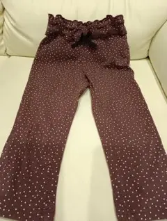 ドット柄ロングパンツ アプレレクール 110cm