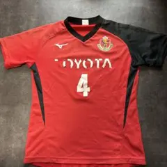 Mizuno サッカーシャツ 赤黒 TOYOTA 4