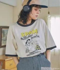 完売品　新品　SPAM(R)BRAND 別注 ヴィンテージプリント 半袖Tシャツ