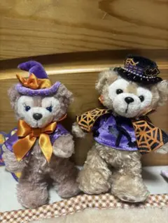 ダッフィー　シェリーメイ　ハロウィン　コスチュームピンバッチ