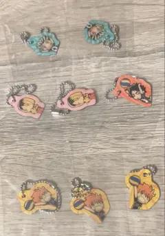 ハイキュー　メタルキーホルダー　木兎　日向　研磨　赤葦まとめ売り