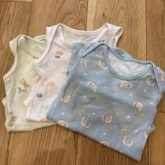 ベビー肌着3点セット サイズ80 ロンパース