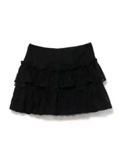 BUBBLES バブルス ダブルティアードスカパン ブラック M