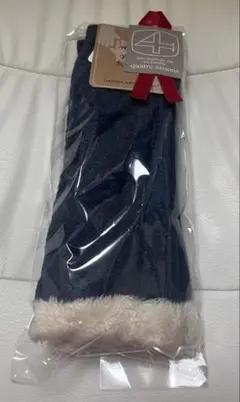 [quatre saisons]手袋　ネイビー