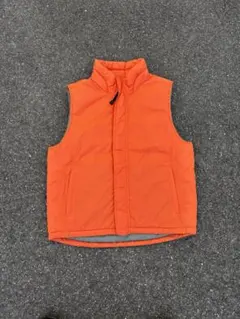 ウ*ン様 OLDUNIQLO ベスト ナイロン ビビット オレンジ 90s Y2