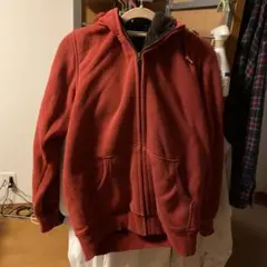 UNIQLO フリースボアジャケット 赤 Mサイズ