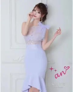 アンディ　an ピンク　パープル　マーメイド　マーメイドドレス　キャバドレス