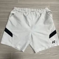 ヨネックス　ハーフパンツ　ホワイト
