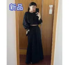 新品 Ameri GLOSSY SWEAT SET UP DRESS