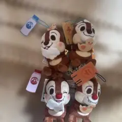 チップ＆デール レトロチックバスタイムマスコット 4体セット