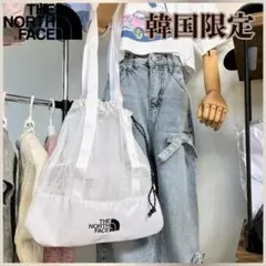 韓国限定 ノースフェイス　メッシュバッグ 巾着トートバッグ NN2PQ17Kのサムネイル