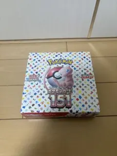 ポケモンカードゲーム151 ボックス　シュリンクなしぺりぺり付き