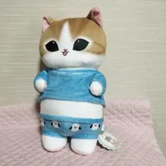 mofusand パジャマにゃんBIGぬいぐるみ　青