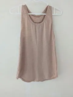 lululemon ヨガウェア タンクトップ ボーダー　サイズ2