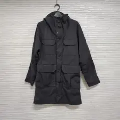 ノースフェイス パープルレーベル ロングコート 黒 S相当 ラグラン 細身