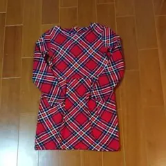 H&M キッズ チェックワンピース