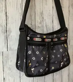 レスポートサック×スヌーピー&ウッドストック コラボ ショルダーバッグ ポーチ付