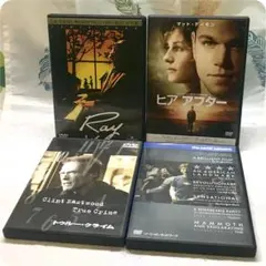 DVD4枚セット☆Ray☆ヒアアフター☆トゥルークライム☆ソーシャルネットワーク
