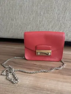 FURLA メトロポリス　ショルダーバッグ　レッド