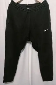 ナイキ　NIKE　スウェットパンツ　ジョガーパンツ　フレンチテリー　裏起毛　黒