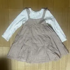 プティマイン　ティアードワンピース　110