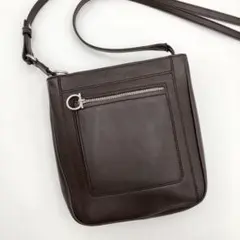 極美品✨ サルヴァトーレフェラガモ ショルダーバッグ 茶色 レザー ガンチーニ