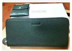 BARCOS ダークグリーン 長財布