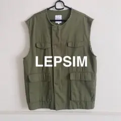 【LEPSIM】ミリタリージャケット ノースリーブ