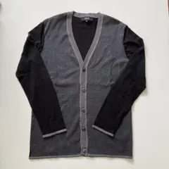 COMME CA ISM チェック柄 カーディガン Lサイズ